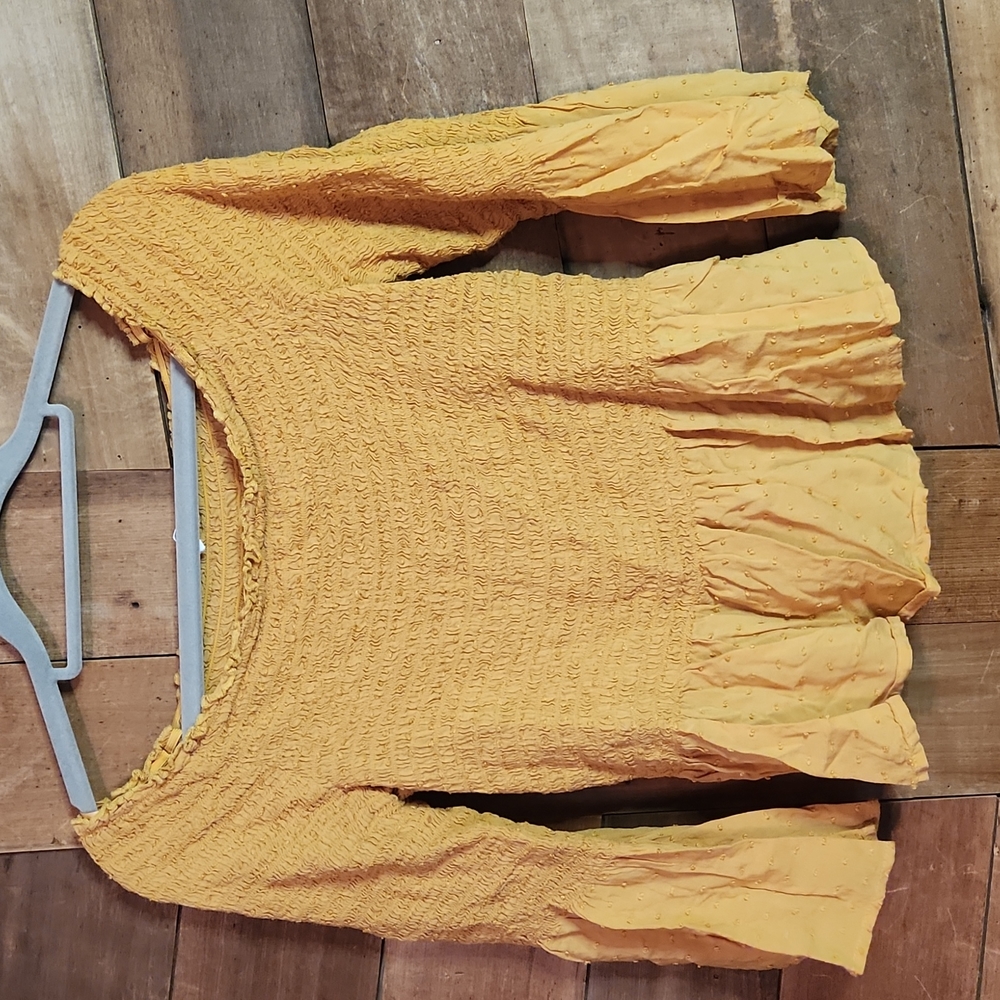 Candie's Y2K Smocked Crop Top